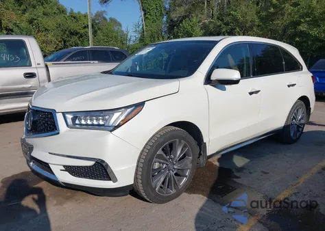 2017 Acura Mdx Technology Package from USA, damaged, VIN 5FRYD4H50HB001997